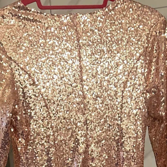 Ever-Pretty Women's Long Sleeve Sequin Maxi Dress – Size 6 - Picture 3 of 13